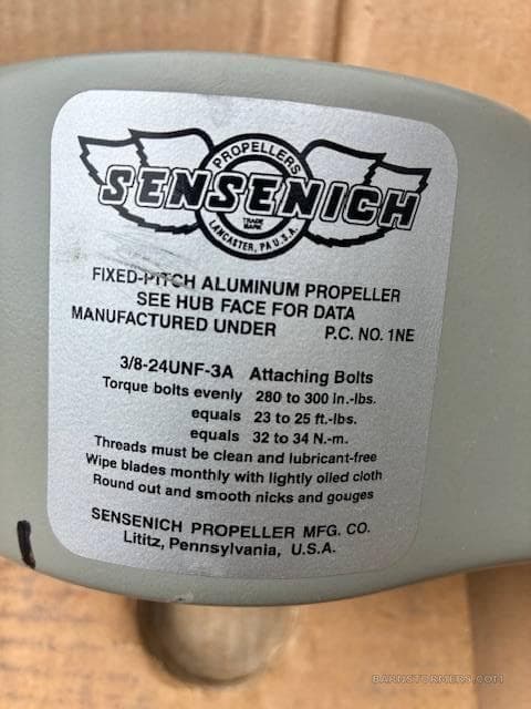 SENSENICH 74DM54 PROP photo 3