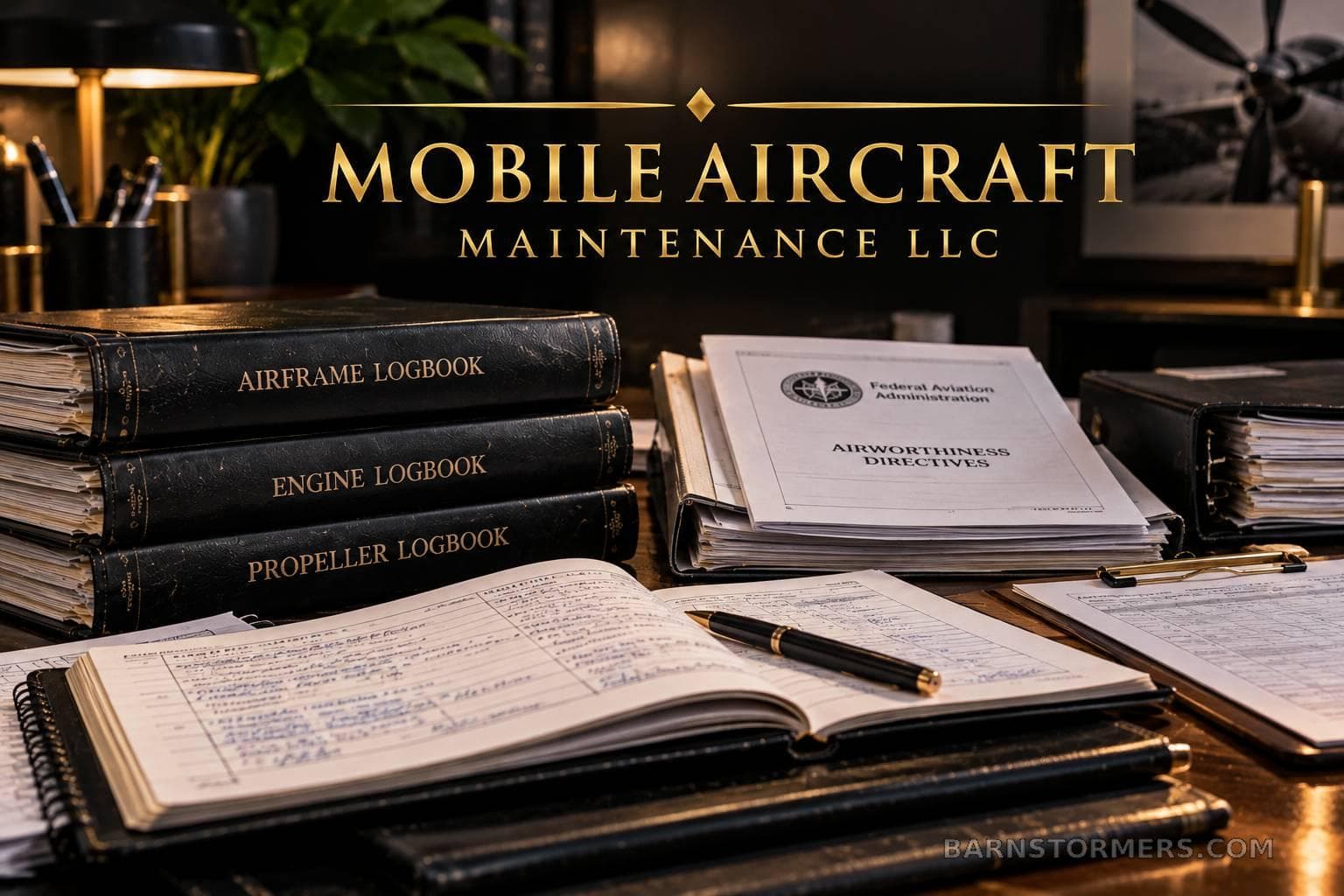 AIRCRAFT LOGBOOK & AD REVIEWS photo 1