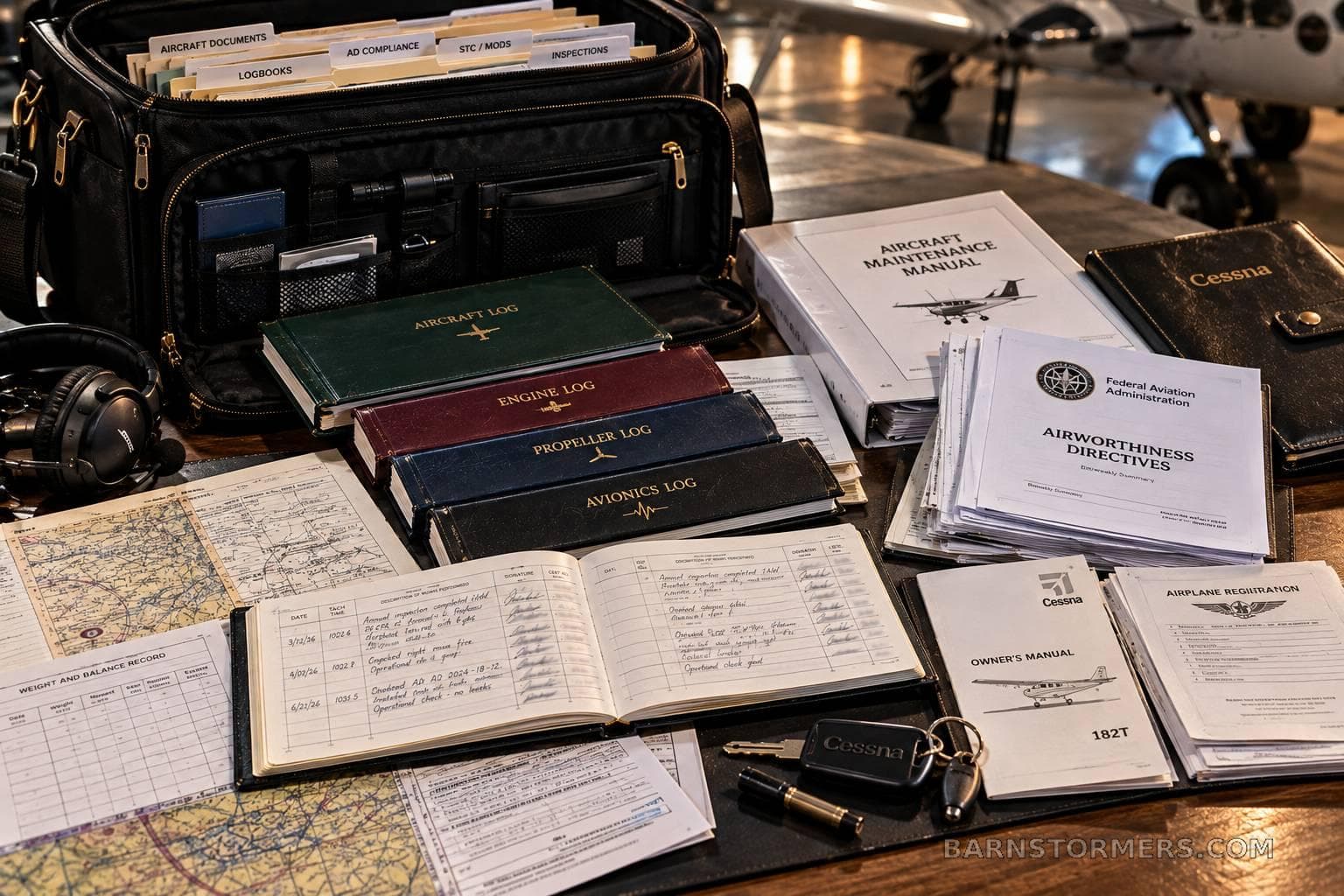 AIRCRAFT LOGBOOK & AD REVIEWS photo 3
