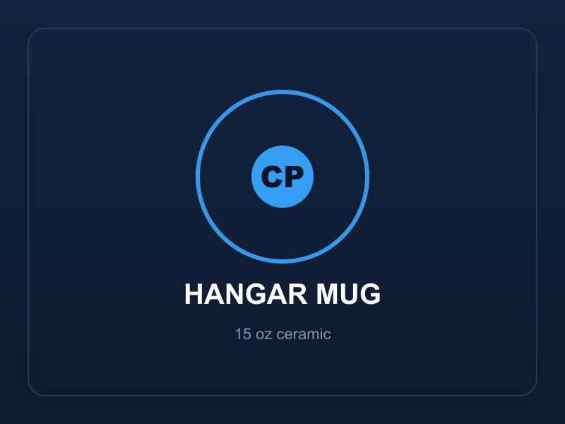 Hangarville hangar mug